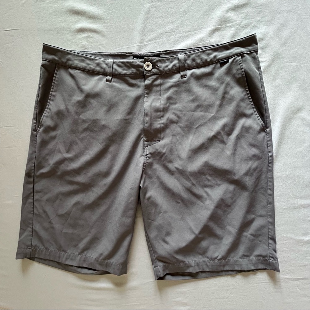 Travis Mathew Light Gray Men's Flat Front Shorts